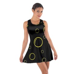 Yellow Bubbles Cotton Racerback Dress