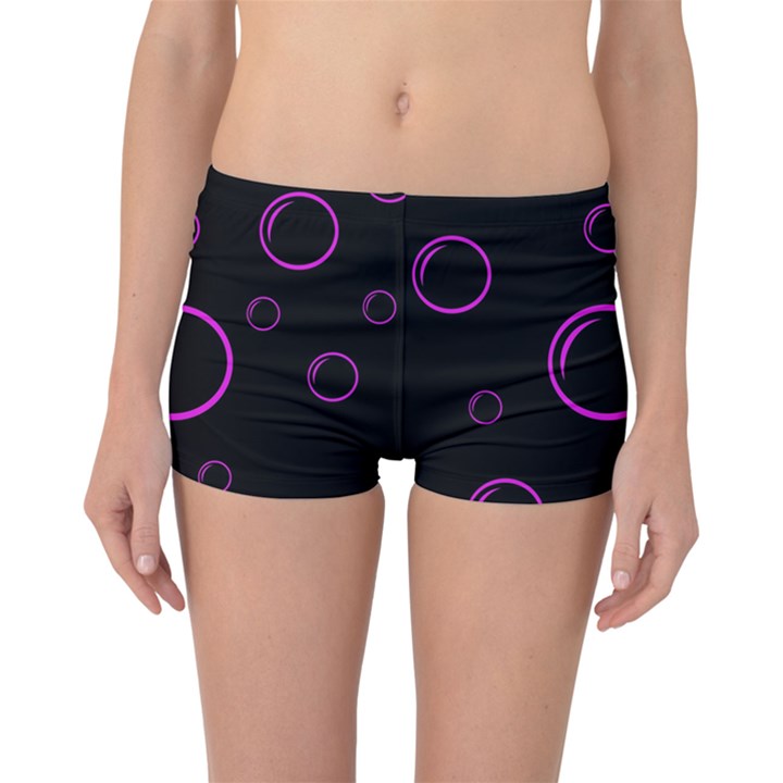 Purple bubbles  Boyleg Bikini Bottoms