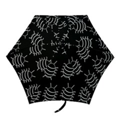 Bugs Pattern Mini Folding Umbrellas by Valentinaart