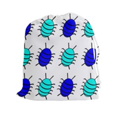 Blue Bugs Drawstring Pouches (xxl)