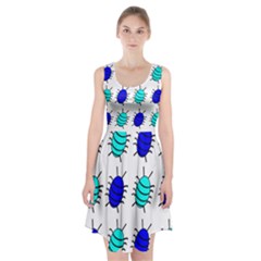 Blue Bugs Racerback Midi Dress by Valentinaart