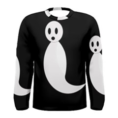 Ghost Men s Long Sleeve Tee by Valentinaart