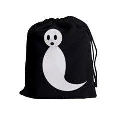 Ghost Drawstring Pouches (extra Large)