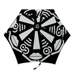 Mask Mini Folding Umbrellas by Valentinaart