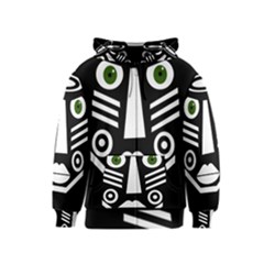 Mask Kids  Zipper Hoodie by Valentinaart