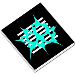 Cyan Abstract Design Small Memo Pads