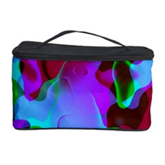 Retro Abstract Colorsplash Cosmetic Storage Case