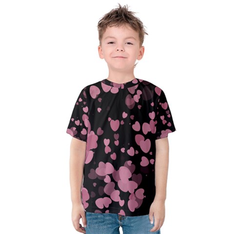 Pink Love Kid s Cotton Tee by TRENDYcouture