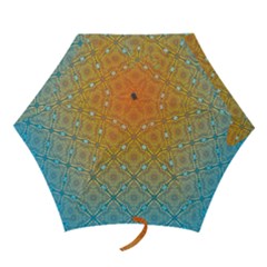 Ombre Fire And Water Pattern Mini Folding Umbrellas by TanyaDraws