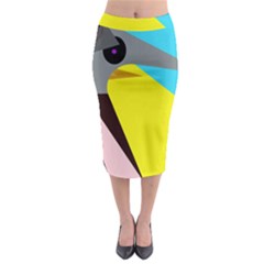 Angry Bird Midi Pencil Skirt