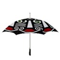 African mask Straight Umbrellas View3