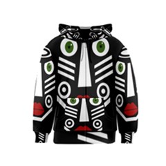 African Mask Kids  Zipper Hoodie