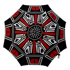 African Red Mask Hook Handle Umbrellas (small)