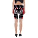 African red mask Yoga Cropped Leggings View2