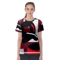 Crazy abstraction Women s Sport Mesh Tee