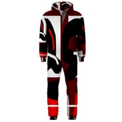 Crazy abstraction Hooded Jumpsuit (Men) 