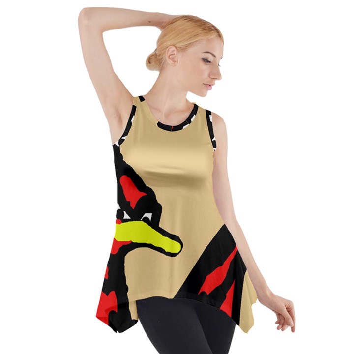 Angry Bird Side Drop Tank Tunic