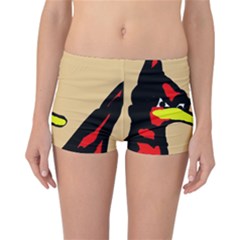 Angry Bird Reversible Boyleg Bikini Bottoms by Valentinaart