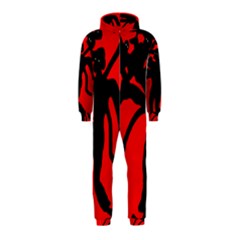 Abstract Man Hooded Jumpsuit (kids) by Valentinaart