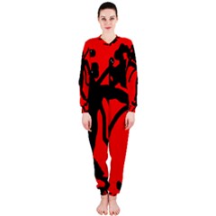 Abstract Man Onepiece Jumpsuit (ladies)  by Valentinaart