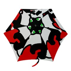 Man Mini Folding Umbrellas by Valentinaart