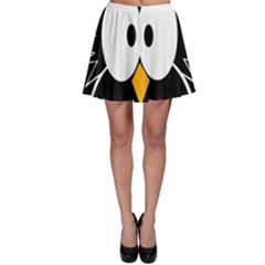 Black Owl Skater Skirt by Valentinaart