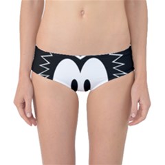 Black Owl Classic Bikini Bottoms by Valentinaart