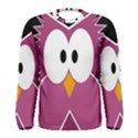 Pink owl Men s Long Sleeve Tee View1