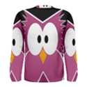 Pink owl Men s Long Sleeve Tee View2