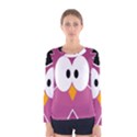 Pink owl Women s Long Sleeve Tee View1