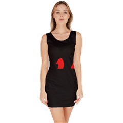 Bear Sleeveless Bodycon Dress by Valentinaart