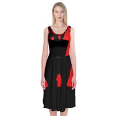 Bear Midi Sleeveless Dress