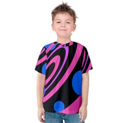 Pink And Blue Twist Kid s Cotton Tee