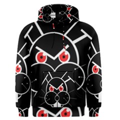 Evil Rabbit Men s Pullover Hoodie by Valentinaart