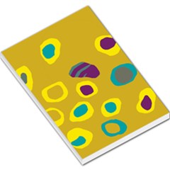 Yellow Abstraction Large Memo Pads by Valentinaart