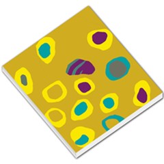 Yellow Abstraction Small Memo Pads by Valentinaart