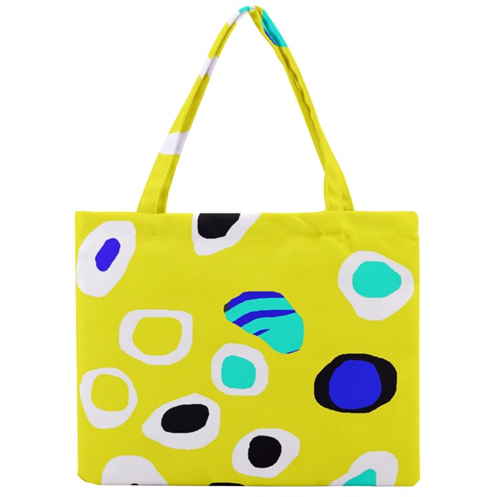 Yellow abstract pattern Mini Tote Bag