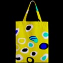 Yellow abstract pattern Zipper Classic Tote Bag View2