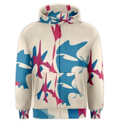 Decorative Amoeba Abstraction Men s Zipper Hoodie