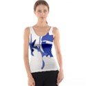 Blue amoeba abstract Tank Top View1