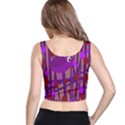 Sweet purple bird Crop Top View3