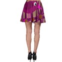 Cute magenta bird Skater Skirt View2