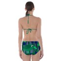 Green and blue bird Cut-Out One Piece Swimsuit View2