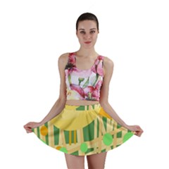 Yellow Little Bird Mini Skirt by Valentinaart