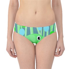 Green Bird Hipster Bikini Bottoms by Valentinaart