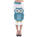 Cute blue owl Midi Pencil Skirt View1