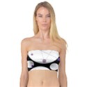 Decorative circles - purple Bandeau Top View1