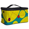 Yellow and green decorative circles Cosmetic Storage Case View2