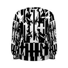 Black And White Abstraction Women s Sweatshirt by Valentinaart