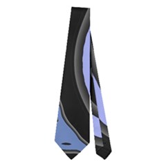 Blue abstract design Neckties (Two Side) 